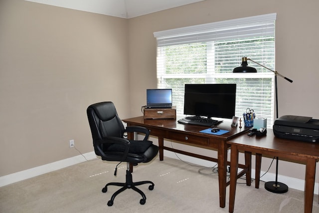 16815 Coronado Springs Dr, Spring, TX 77379 - carpeted home office featuring baseboards