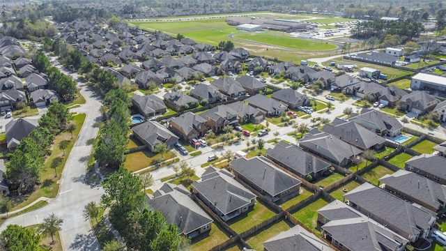 drone / aerial view featuring a residential view