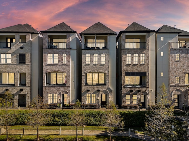 view of townhome / multi-family property