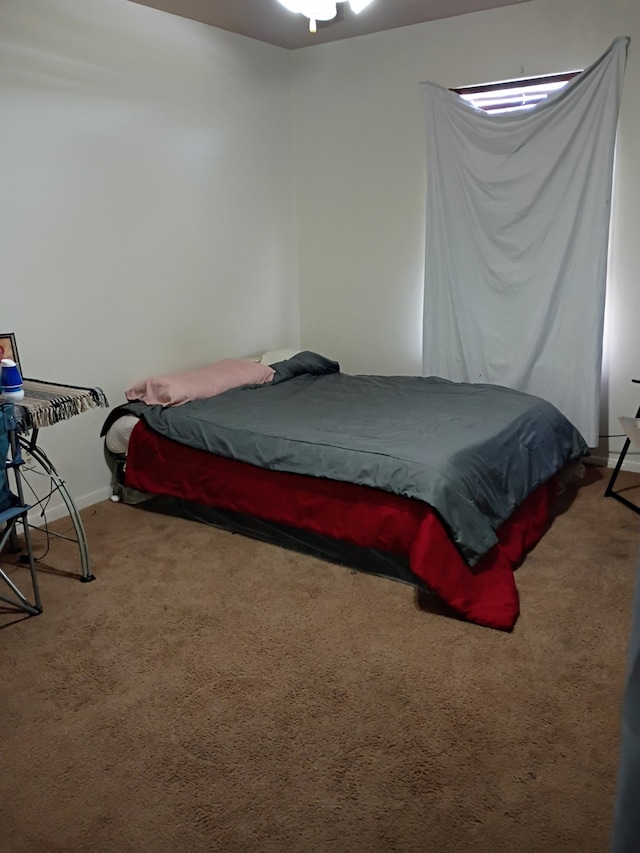 bedroom featuring carpet flooring