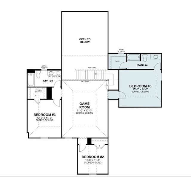 8518 Pier Cove Dr, Cypress, TX 77433 - view of room layout