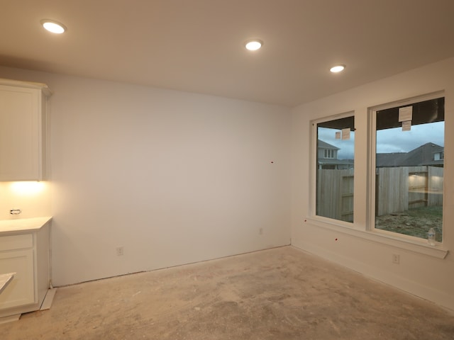 8518 Pier Cove Dr, Cypress, TX 77433 - unfurnished room featuring recessed lighting and concrete floors