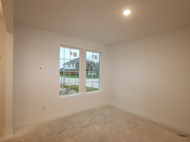 8518 Pier Cove Dr, Cypress, TX 77433 - unfurnished room featuring concrete flooring and recessed lighting