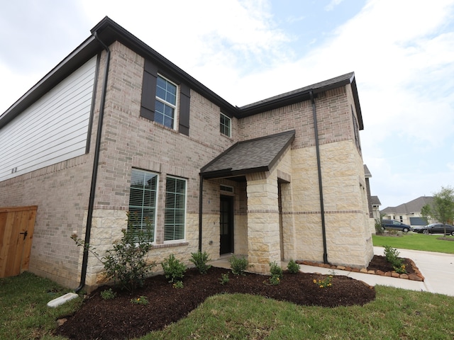 8518 Pier Cove Dr, Cypress, TX 77433 - view of front of house featuring brick siding and stone siding