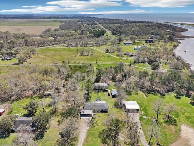 drone / aerial view featuring a rural view