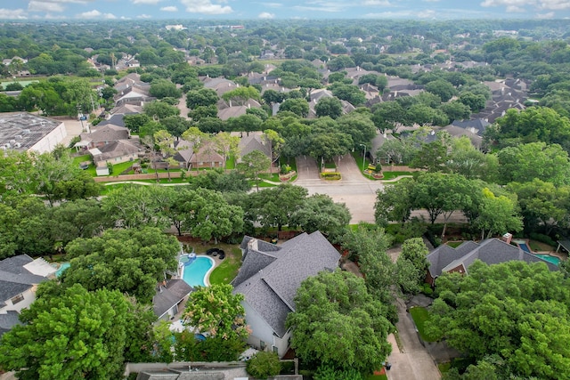 drone / aerial view featuring a residential view