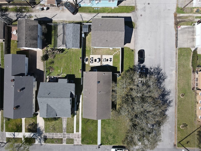 bird's eye view featuring a residential view