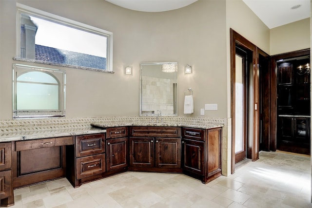 full bathroom with vanity