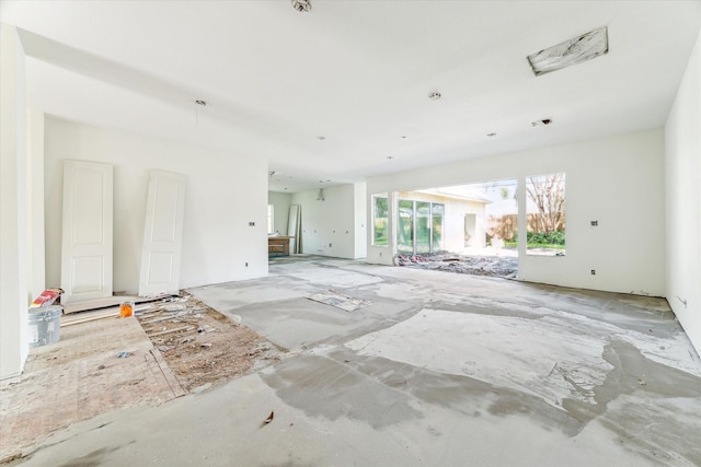 view of unfurnished living room