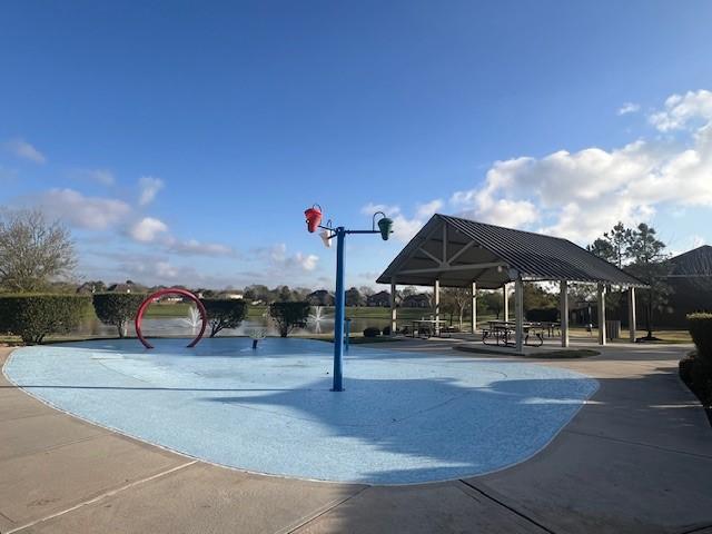 surrounding community with a gazebo