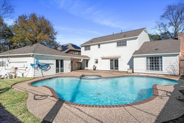 pool featuring a patio