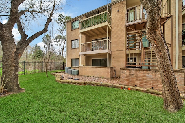 view of property featuring fence