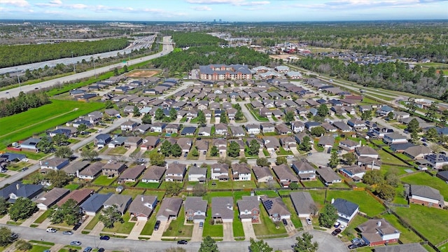 drone / aerial view featuring a residential view