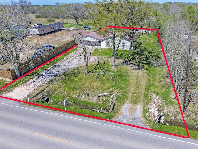 3406 W Cedar Bayou Lynchburg Rd, Baytown, TX 77521 - view of subject property featuring property parcel outlined