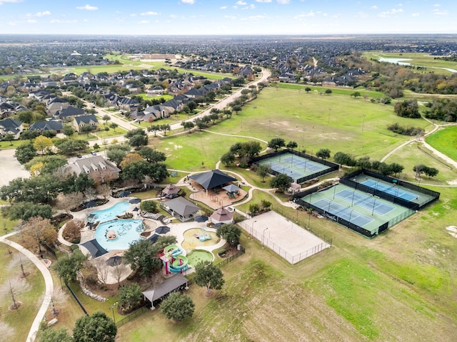 birds eye view of property featuring a residential view