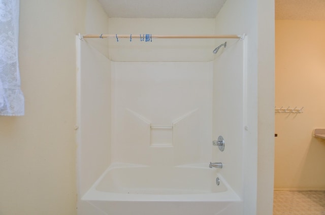 full bathroom with bathing tub / shower combination