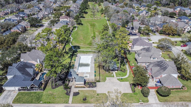 bird's eye view featuring a residential view