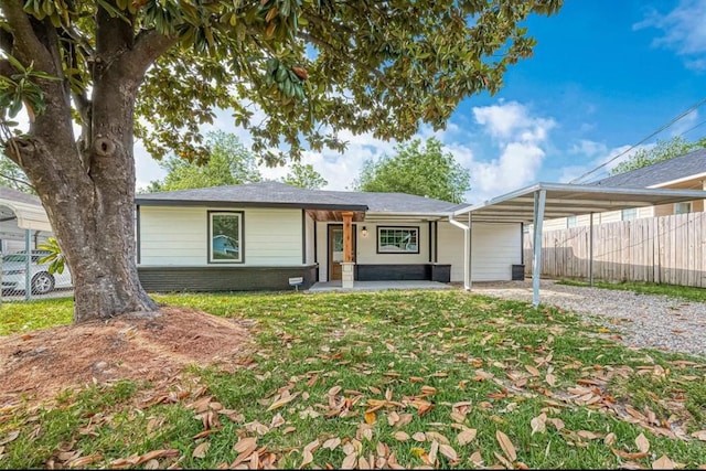 3126 Mierianne St, Houston, TX 77093 - single story home featuring brick siding, a carport, and fence