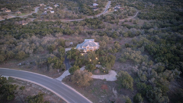 359 Cambridge Dr, New Braunfels, TX 78132 - birds eye view of property featuring a wooded view