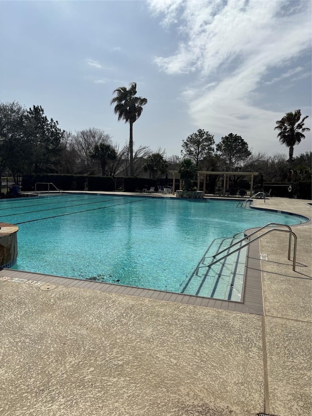 pool featuring a patio