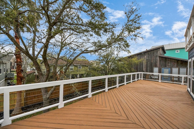 view of deck