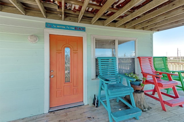 view of entrance to property