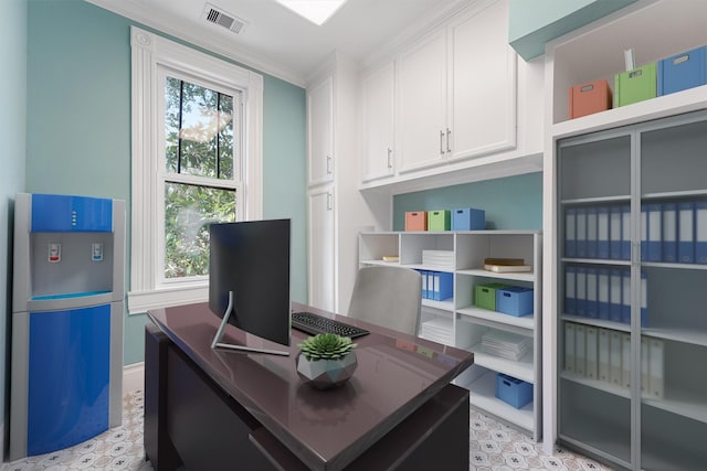 1214 Heights Blvd, Houston, TX 77008 - office featuring visible vents and light floors