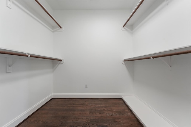 1214 Heights Blvd, Houston, TX 77008 - spacious closet featuring dark wood finished floors