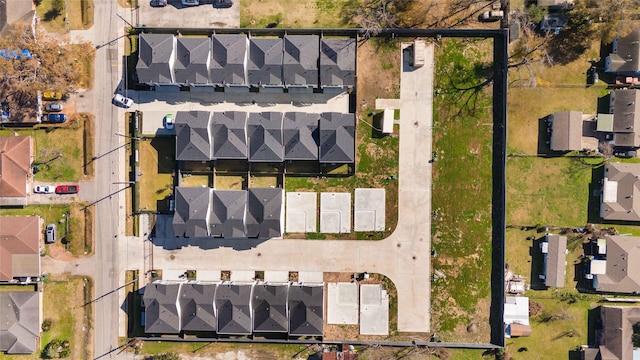 aerial view featuring a residential view