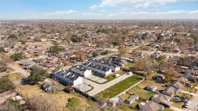 aerial view featuring a residential view