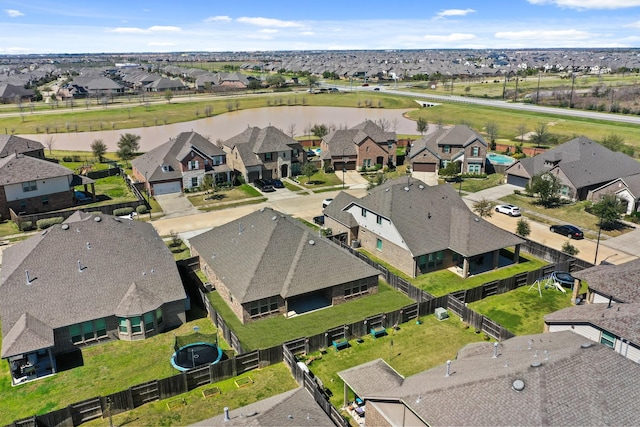 bird's eye view featuring a residential view