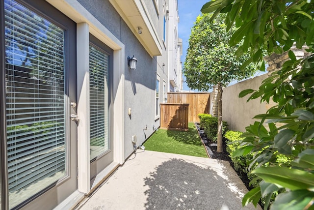 view of patio / terrace with fence