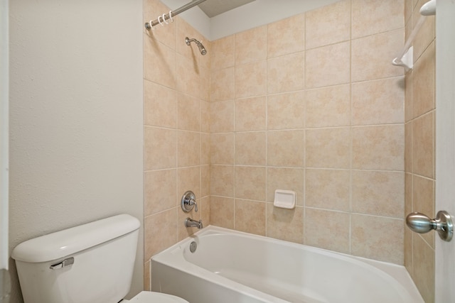 full bath featuring shower / bathing tub combination and toilet