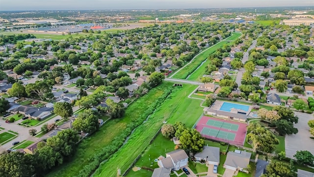 drone / aerial view featuring a residential view