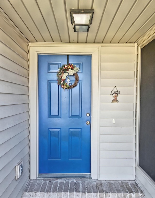 view of entrance to property