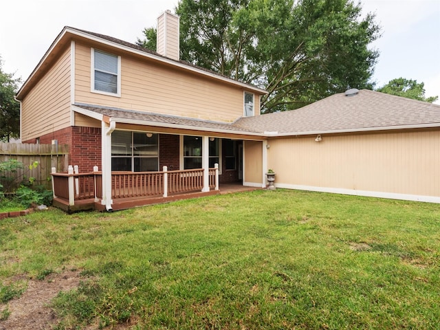 23134 Beech Canyon Dr, Katy, TX 77494 - back of property with brick siding, a chimney, and roof with shingles