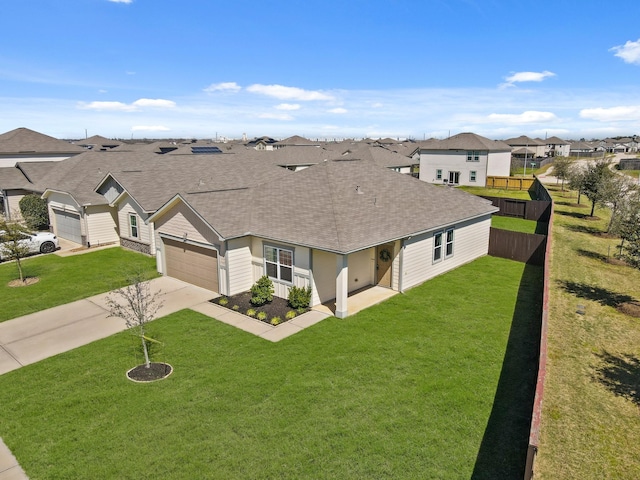 birds eye view of property featuring a residential view