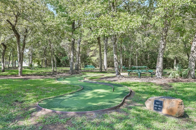 126 Magnolia Grove Ln, Conroe, TX 77384 - view of home's community featuring a yard