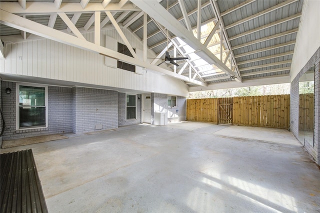 view of patio / terrace with fence