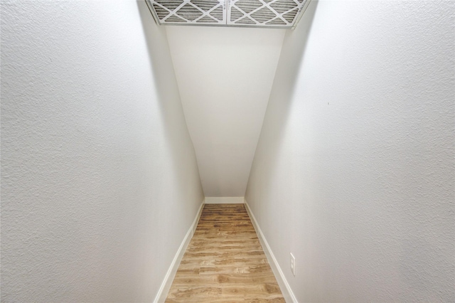 interior space with light wood-style flooring