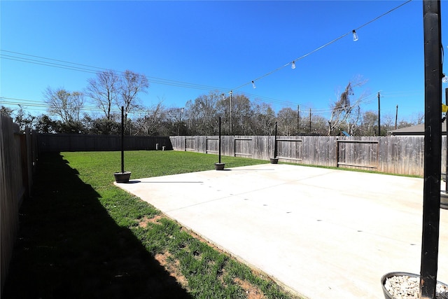 view of patio / terrace featuring a fenced backyard