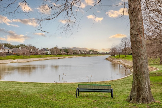 property view of water