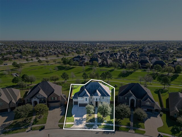 10018 Durango Path Ln, Cypress, TX 77433 - aerial view featuring a residential view