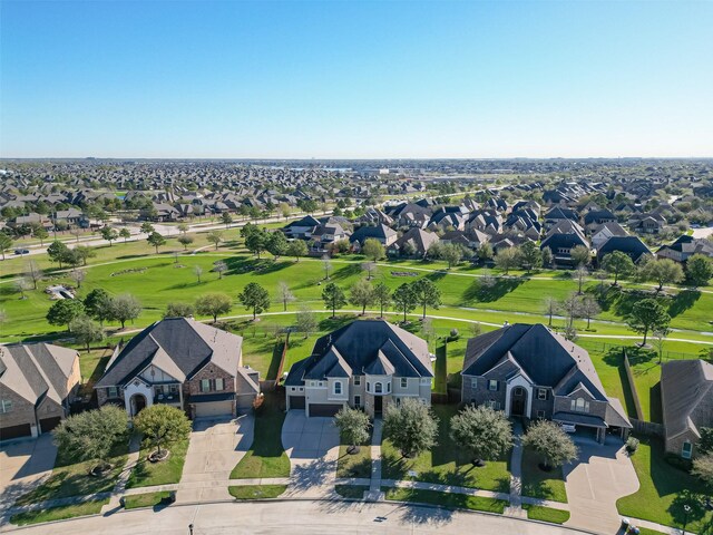 10018 Durango Path Ln, Cypress, TX 77433 - bird's eye view featuring a residential view