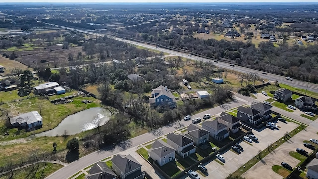 bird's eye view featuring a residential view