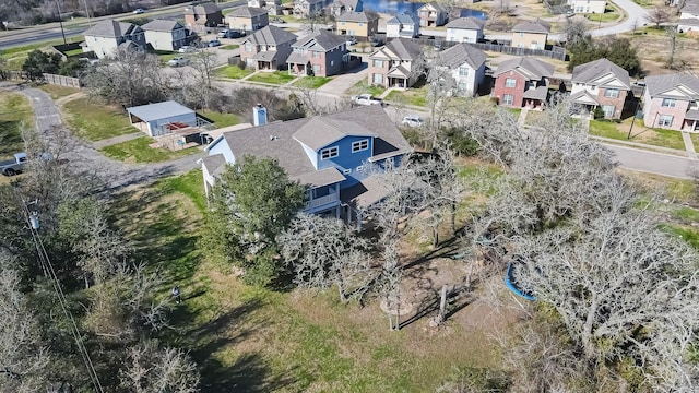 drone / aerial view featuring a residential view