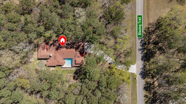 21971 Blazing Trl, New Caney, TX 77357 - birds eye view of property