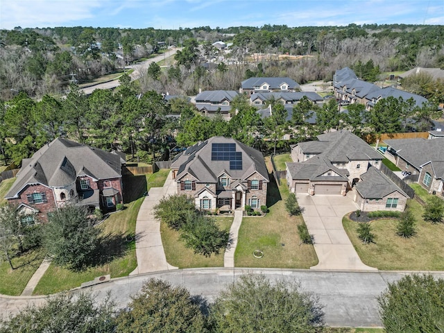 drone / aerial view featuring a residential view