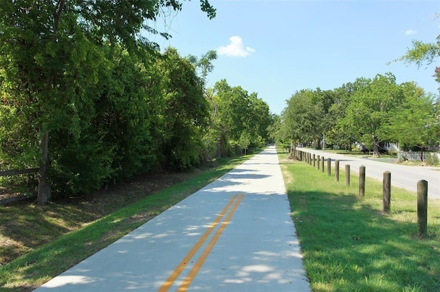 view of road