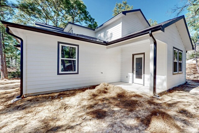 view of rear view of property